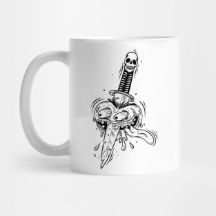 Heart and knife Mug